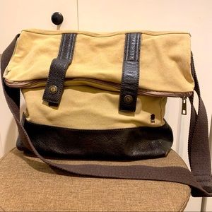 Brooklyn Industries canvas messenger bag